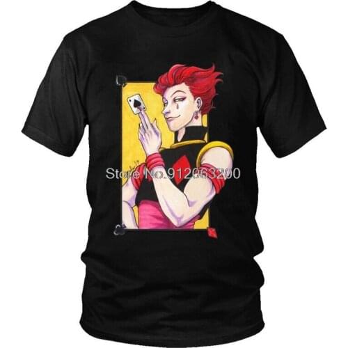 Tvoe Hunter X Hunter T-shirt Men Streetwear Anime Manga T Shirt Short Sleeve Hisoka Morow Tshirt Cotton Tees Harajuku Streetwear