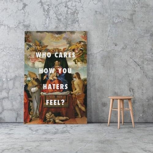 Lorenzo lotto madonnas classical Painting quotes Canvas poster wall Art decor Living room Bedroom Study Home Decoration Prints