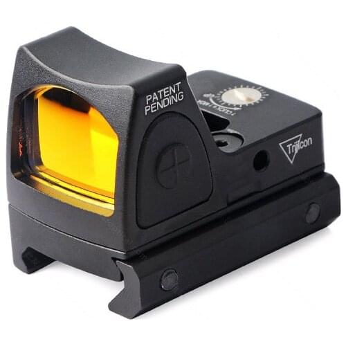 Pistol Holographic Red Dot Sight Luneta Collimator Adjustable Brightness Glock Hunting Rifle Tactical Applicable Rail 11mm/20mm