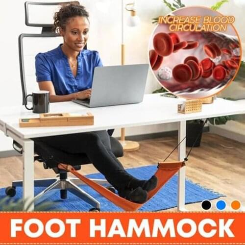 Creative Simple Foot Hammock Lazy Casual Desk Rest Foot Put Feet Foot Swing Footrest