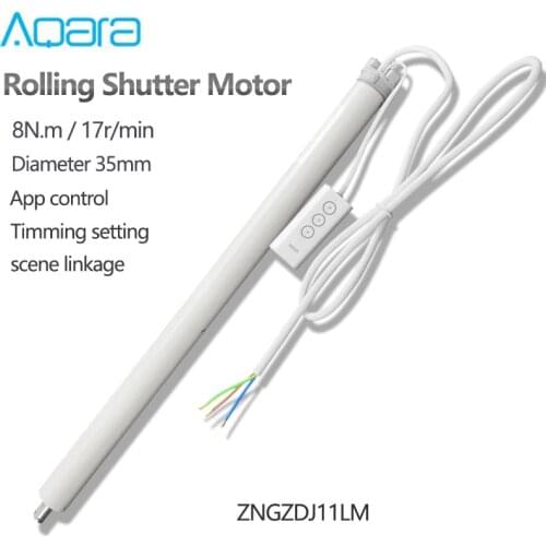 Aqara Rolling Shutter Motor 220v Zigbee Mi Home Smartphone APP Remote Control Intelligent Timing Setting Smart Curtain Motor