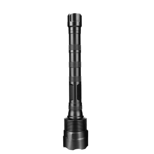 Rechargeable Alluminium Bolder LED Flashlight, T6, IPX5 Water-Resistant, 5 Light Modes, 18650 Battery not Included
