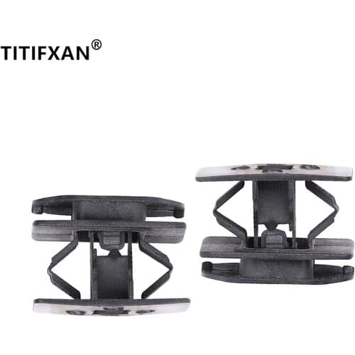 5PCS Car side skirts eyebrow board clip for Ford Fiesta Mondeo Ecosport Kuga plastic fastener