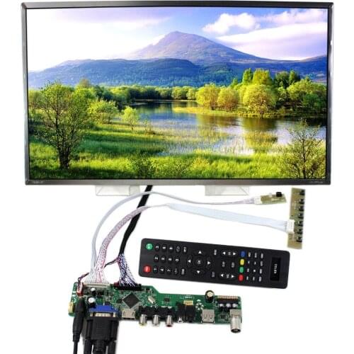 TV HD MI VGA AV USB LCD Control Board With 17.3inch 1920x1080 LP173WF1 TL LCD Screen