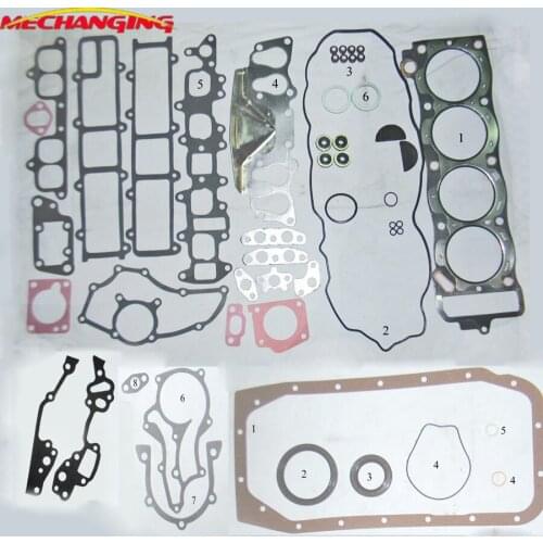 Customized FOR TOYOTA CRESSIDA LAND CRUISER 80 2.4 22R Engine Rebuilding Kit head gasket Engine Gasket 04111-35322
