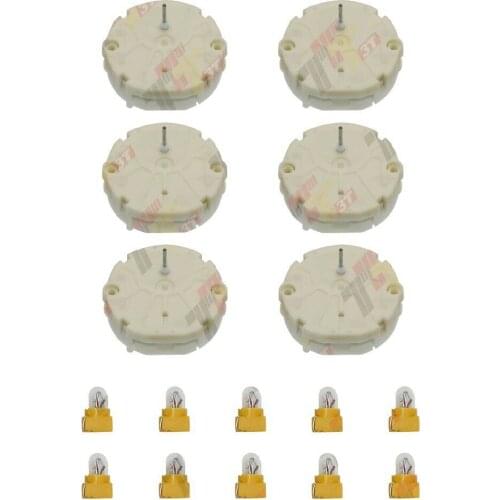 Instrument Repair Kit For Chevrolet Silverado 1500 2500 3500 HD Classic Dashboard With 6 Motors and 10 Bulbs