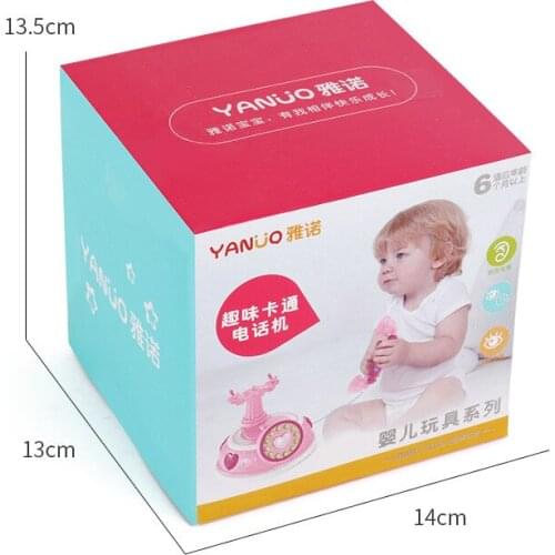 Pony retro telephone early education story machine multi-mode simulation telephone girl play house toy musical toys for baby