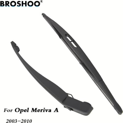 BROSHOO Car Rear Wiper Blades Back Windscreen Wiper Arm For Opel Meriva A Hatchback (2003-2010) 410mm,Windshield Auto Styling
