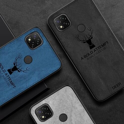 Silicone Fabric Cloth Deer Phone Case for Xiaomi redmi 9C NFC Back Cover for Xiaomi xiomi redmi note 8t pro xiomei redmi9 a c