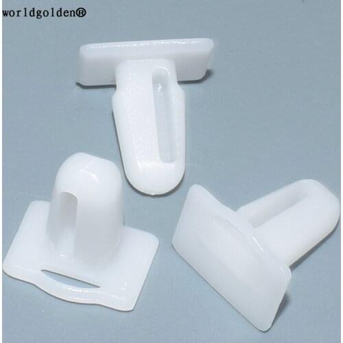Worldgolden 100pcs auto clips Windowsill Kick Plate Retainer for BMW#51471840960,71377