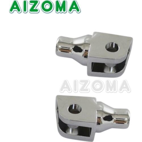 1 Pair Steel Footpeg Adjusters Driving Footrest Adapter for Suzuki Boulevard M109R M90 M50 2001-2013 Honda GL1800 F6B 2001-Up
