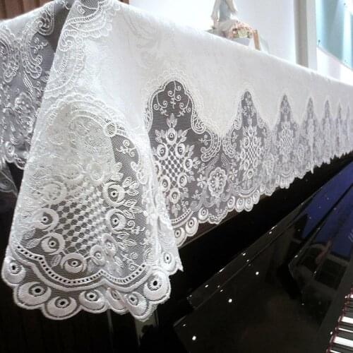 85x180cm Deco Dust Proof Cover Lace Piano Cover General Piano Cloth Home Decoration Friends Gift