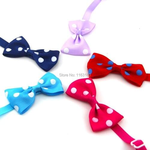 120pcs/lot Dog Bow Ties Pet Cat Puppy Bowties Neckties Accessories Dog Holiday Grooming products Supplies