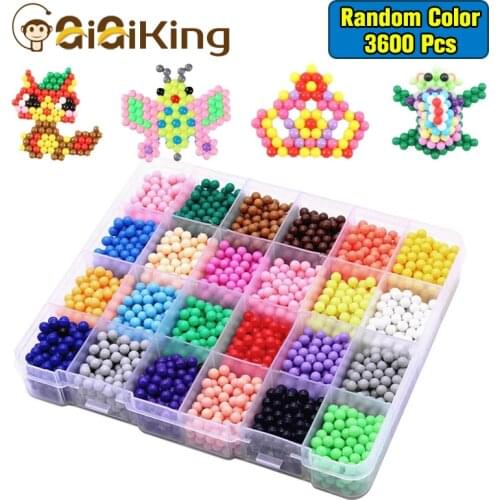 4.5MM Antistress Beads Cute Creative Magic Refill Puzzle Aquabeads Water Spray Beads Set Ball Children Games 3D DIY Education