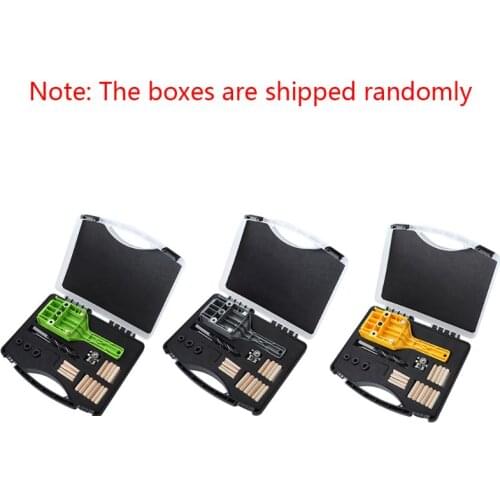 75pcs Woodworking Straight Hole Puncher Wood Doweling Jig 6/8/10mm Drill Bits