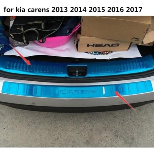 Accessories Rear Bumper Pro Rear Bumper Protector Sill plate accessories for kia carens 2013 2014 2015 2016 2017 car-styling