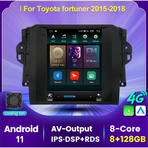 MEKEDE For Toyota Fortuner 2 GPS 2015 2016 2017 2018 Car Radio Multimedia System RAM 6GB ROM 128GB Carplay DSP 4G Automotivo
