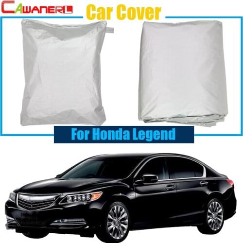 Cawanerl Auto Car Cover Anti UV Snow Rain Resistant Cover Dustproof For Honda Legend All Weather Suitable