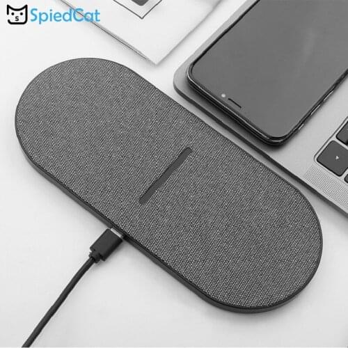 2 in 1 Fast Charging Pad Wireless Charger 20W Dual Seat Qi for Samsung S20 S10 Double for IPhone 12 11 Pro XS XR X 8 Airpods Pro