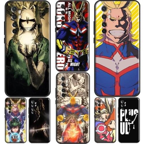 My Hero Academia All Might Case For POCO M3 Pro F2 F3 X3 Pro Funda For Xiaomi Mi 11 Lite Ultra Mi 9T 10T Pro Note10