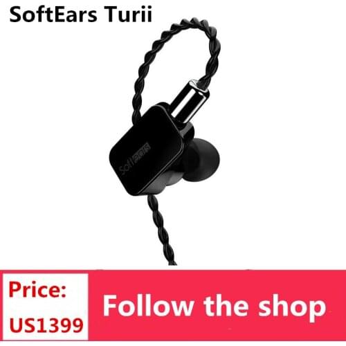 SoftEars Turii Flagship Dynamic In-Ear Earphone HIFI Headphone Earbuds CNC Earphone