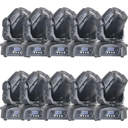 10pcs/lot 90W Gobo LED Lyre Moving Head Light DJ Spot Moving Heads for Mini Stage Disco Nightclub Party