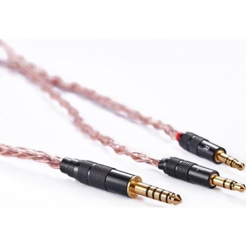 Gold plane GOLDPLANAR 6N single crystal copper 8 shares 3.5/4.4/XLR to dual 3.5mm headphone upgrade cable