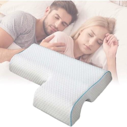 Slow Memory Foam Pillow Arch Designed Breathable Couples Pillow Comfort Cushion For Armrest Lumbar Support #CW