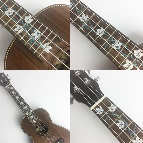 Ukulele Fretboard Note Decal Fingerboard Sticker Frets Map Label Decals Stickers for Beginner -The Rattan Flower