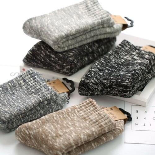 Teenagers socks Free shipping Winter new fashion Keep warm cotton Thicking sock young boy Terry socks casual clothes 4pair
