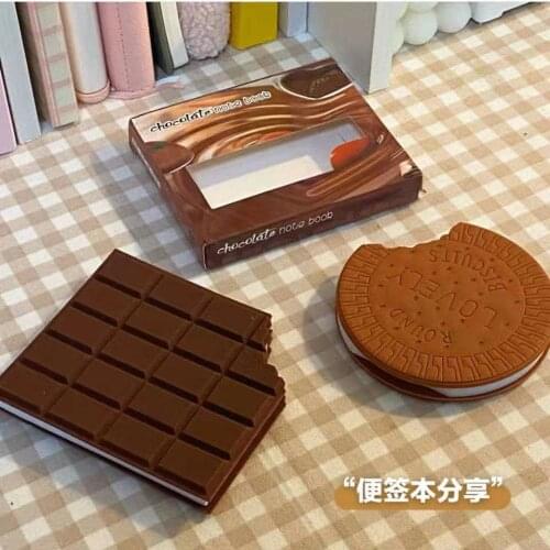 Creativity Cookie shape Chocolate shape notebook Mini Portable memo Vocabulary Minibook stationery Mini book