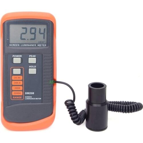 Portable Smart Screen Luminance Meter For TV Medical X-rays.CRTs /FED And Fluorescent Substances SM208 Screen Luminance Tester