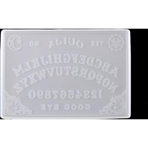 2Pcs Ouija- Board Planchette Resin Molds Gothic Ouija- Board Game Silicone Molds Drop shipping