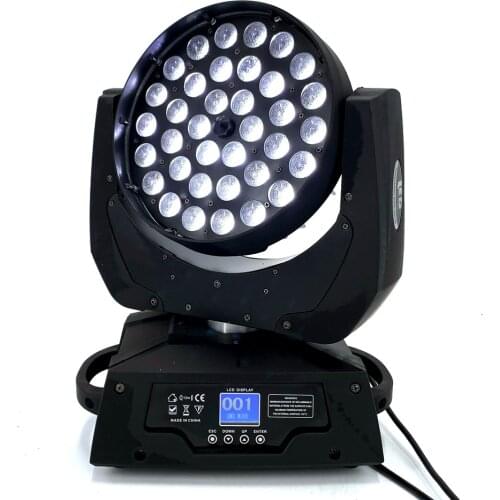 Led light 36x12W 36x15W 36x18W 4in1 5in1 6in1 Zoom Led Moving Head Light RGBWA UV DMX512 Led Moving Head Wash Beam Effect Light