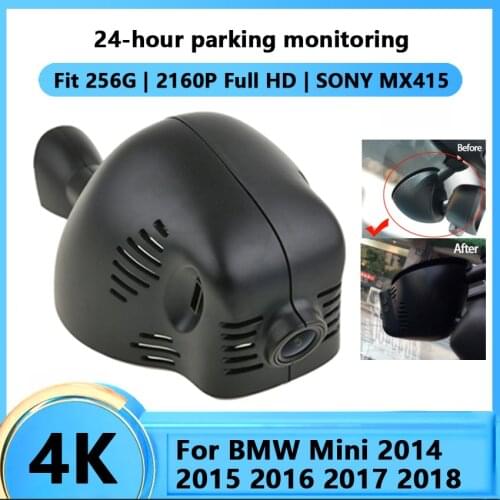 Car Driving Video Recorder DVR Control APP Wifi Camera For BMW Mini 2014 2015 2016 2017 2018 Full HD 2160P Registrator Dash Cam