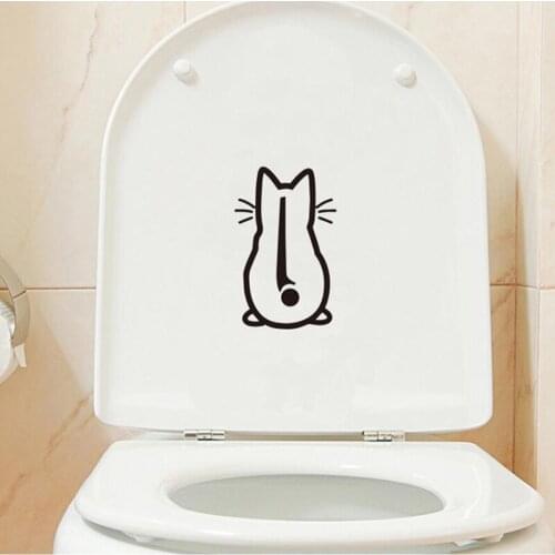 Funny Moving Tail Cat Car Sticker Window Wiper Decals Rear Windshield Sticker Parlor car rear window Background wall MUC383