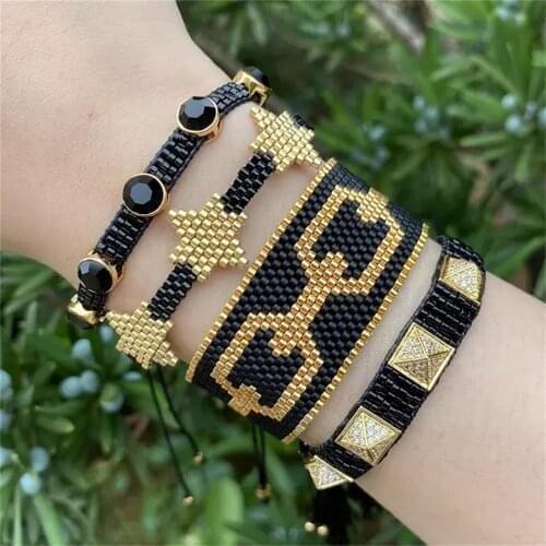 ZHONGVI Delica Bracelet MIYUKI Women Bracelets Summer Star Pulseras Mujer Moda 2020 Jewelry Bohemian Perles Gold color Jewellry