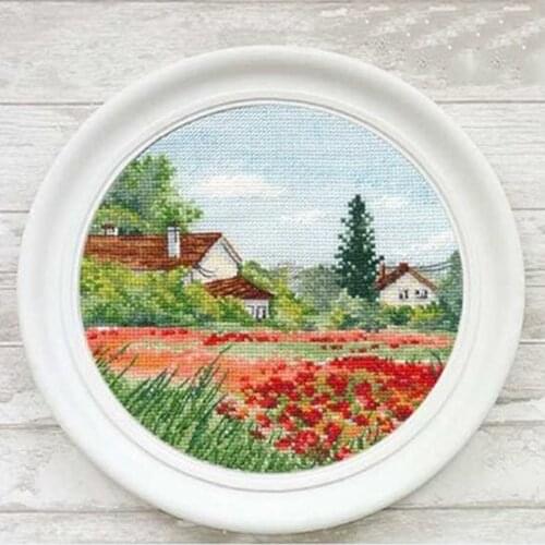 ZZ5217Home Fun Cross Stitch Kit Package Greeting Needlework Counted Kits New Style Joy Sunday Kits Embroidery