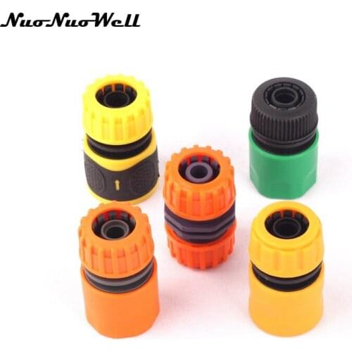 2pcs NuoNuoWell Plastic 1/2" 16mm Hose Quick Connector for Garden Micro Irrigation Watering Parts Pipe Fittings Tap Adapter