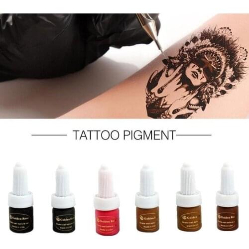 5ml Tattoo Ink Permanent Makeup Micro Pigment Cosmetic Color For Microblading Eyebrow Lip Liner Eyebrow pigment