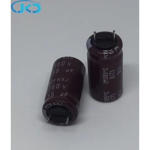 5pcs/Lot 160V56uF 10*20mm High-Frequency Low-Impedance Aluminum Electrolytic Capacitor 56uF160V NIPPON