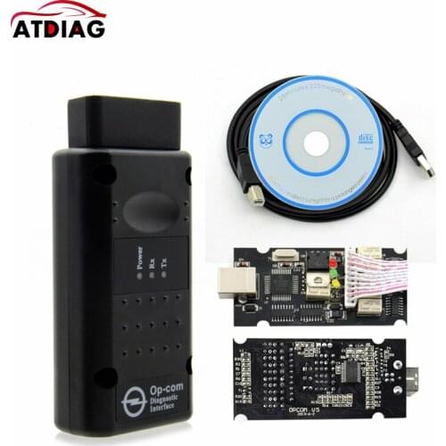 OP COM V1.59 V1.65 V1.7 V1.78 V1.99 with PIC18F458 FTDI opcom OBD2 Auto Diagnostic tool for Opel OP-COM OBD Scanner