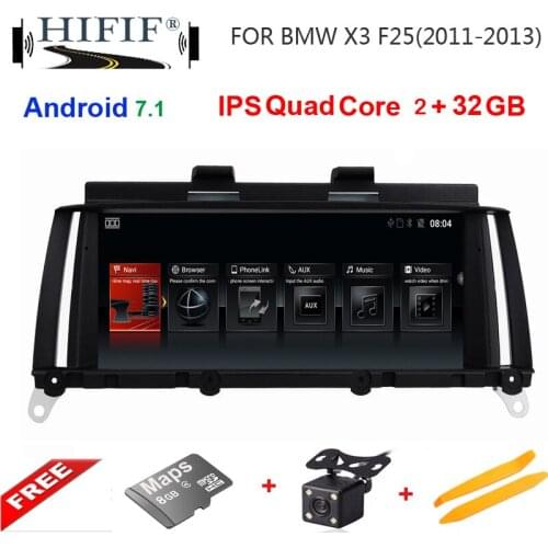 Android 7.1 Car Dvd Navi Player FOR BMW X3 F25(2011-2013) Original CIC System audio gps stereo car monitor screen all in one