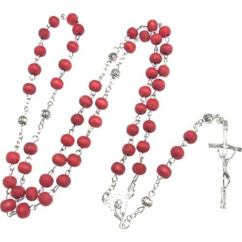 Free shipping 5pcs/pack 7mm bead rose scent rosary necklace/metal rose spacer bead rosary perfume rosary special offer