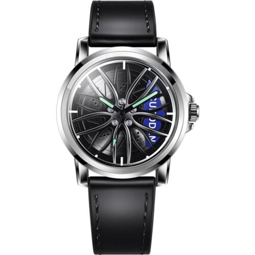 Hip Hop Brand Vintage Watches Men Fashion Leather Band Unique Tires Creative Design Army Sports Quartz Watch Relogio Masculino