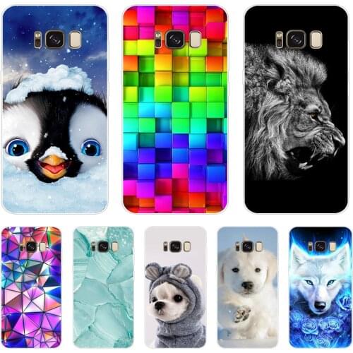 For Samsung S6 S7 Edge Case Soft Silicone Cover 3D Pattern Cute Cat Case Shell For Samsung Galaxy S6 S7 S8 S 6 7 8 Phone Cases