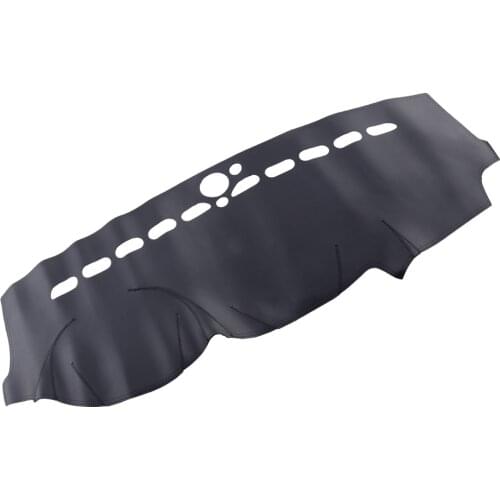 Car Black PU Leather Car Dash Mat Dashboard Cover Pad LHD Fit for Jeep Grand Cherokee 2017 2016 2015 2014 2013 2012 2011