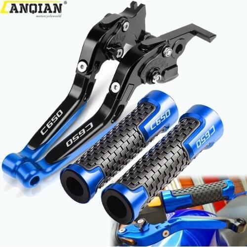 For BMW C650GT 2011 2012 2013 2014 2015 2016 2017 Motorcycle Accessories Adjustable Brake Clutch Levers Handle Bar Grips C650 GT