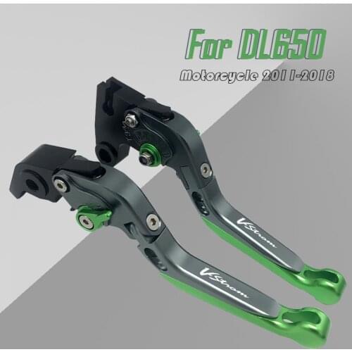 For SUZUKI DL 650 DL650 V-STROM 2011-2018 2017 2016 Motorcycle CNC Adjustable Folding Extendable Brake Clutch Levers