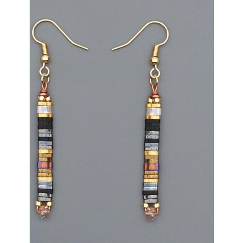 Go2boho Miyuki Beaded Earings Women Boho Jewelry Tila Beads Earring Delica Vintage Hook Ear Rings Gift Bohemian Jewellry